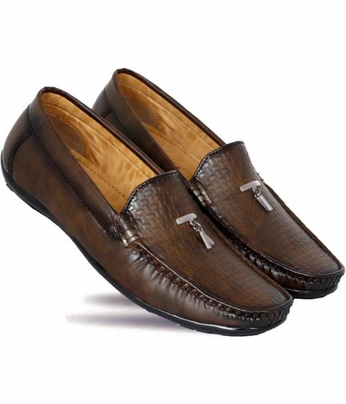 Punch Brown Loafers for Men