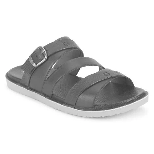Red Tape Men Black Flat Sandals