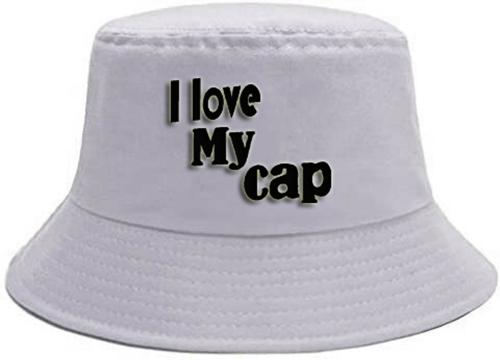 Eaglebuzz White Cotton Bucket Hat For Men and Women