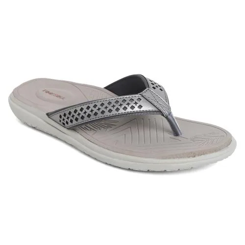 Footsoul Women's Tyra Slippers (Grey) (FSL-585-8)