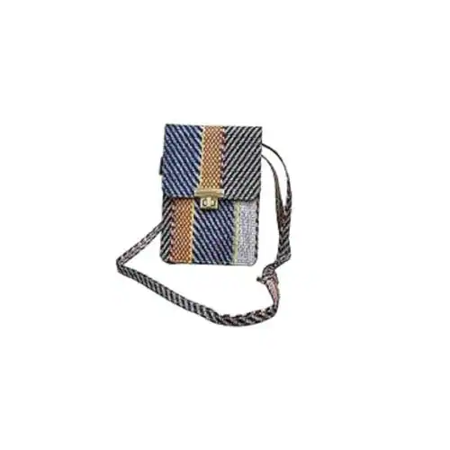 Nesh Global Jute Ethnic Small Sling Bag/Cross body bag with Mobile Pocket (Multicolor1)
