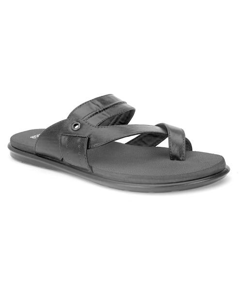 Big Junior Men Slip On Slipper Flip Flop TD140 (Black)