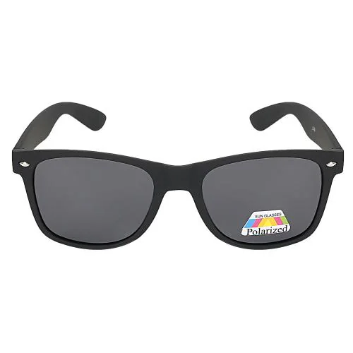 CREATURE UV Protective Unisex polarized Square Sunglasses Color-Black (SUN-075)