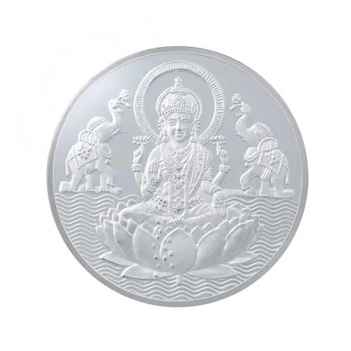 Bangalore Refinery 999 Silver Goddess Lakshmi Coin 100g