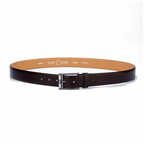 GIL Mens Leather Belt | Leather Belt For Men | Formal Mens Leather Belt Brown - 38