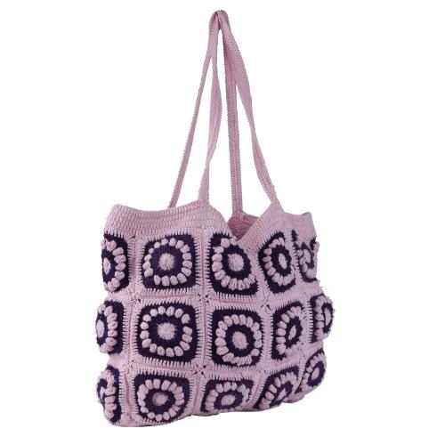 Meesu Crafts Crochet Beach Tote Bag