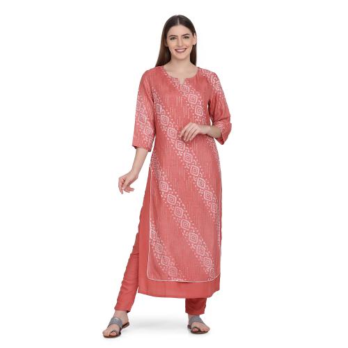 FFU printed kurti pant set for women