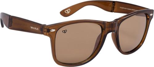 Walrus Uv Protection Wayfarer Full-Frame Brown Sunglasses For Men And Women