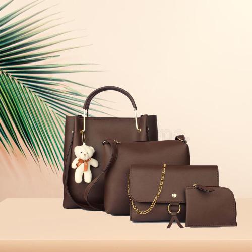 Buy Mammon womens multicolored Handbags combo Green Online at Best