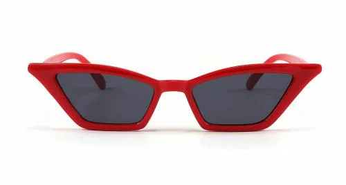 Awestuffs Narrow Cateye Sunglasses for Women Skinny Small Fashion Cat Eye Sunglasses