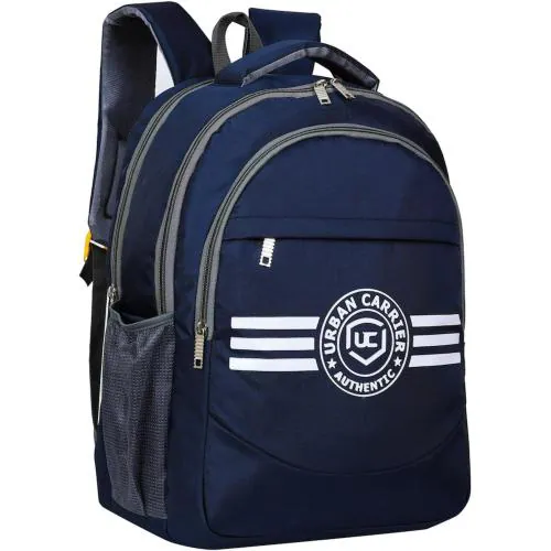 Urban Carrier Blue Polyester Laptop Backpack, 45 L|Laptop Bag|College Backpack|School Bag