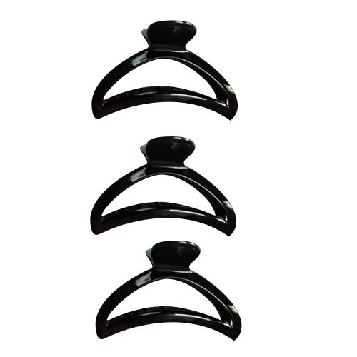 Buy Myra Collection Hair Clutcher for Women Pack of 3 Hair Claw (Black) Online at Best Prices in