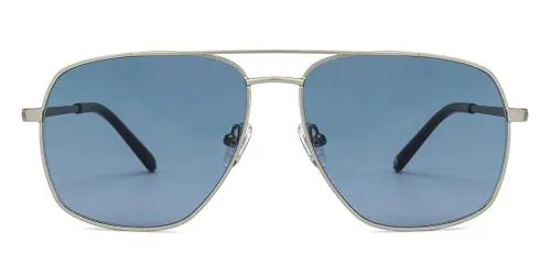 John Jacobs Gradient Aviator Full Rim Blue Sunglasses Unisex