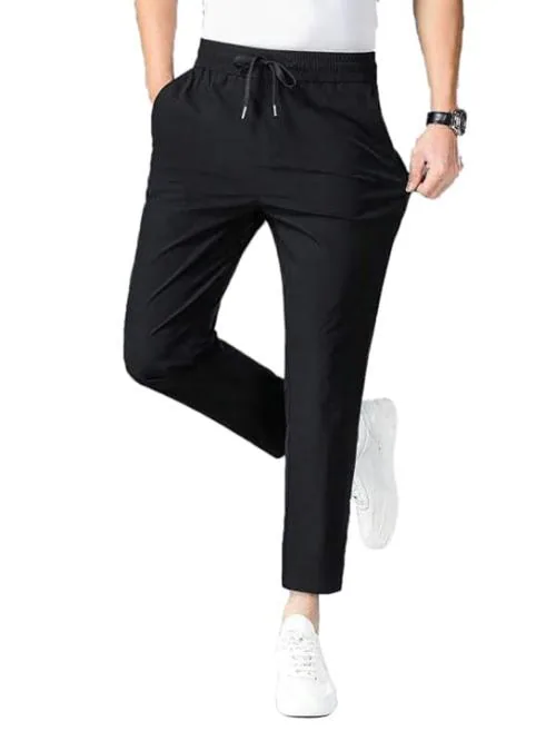 Paralians Men Solid Track Pants