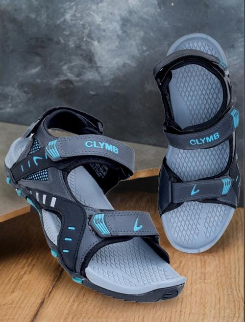 CLYMB Phylon-3 Grey Lightweight,Comfort,Summer,Trendy,Walking,Outdoor,Stylish,Home,Daily Use Sandal Men