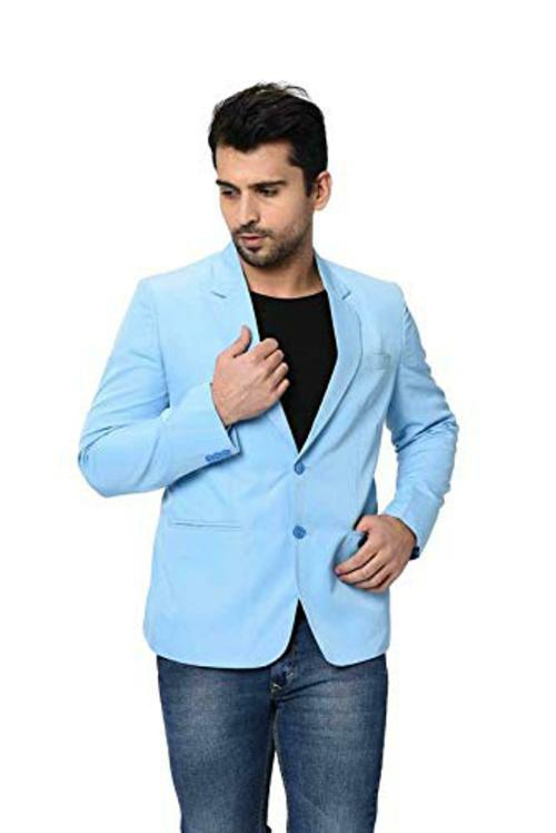 Luxrio Men Light Blue Blazer