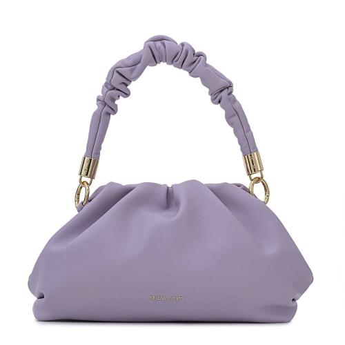 Miraggio Womens Lavender Shoulder Handbag
