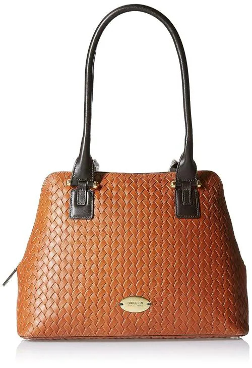 Buy Hidesign Women Brown Genuine Leather Shoulder Bag Online at Best
