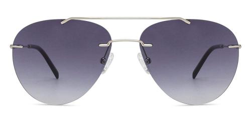 John Jacobs UV Protected Aviator Grey Sunglasses For Men And Women