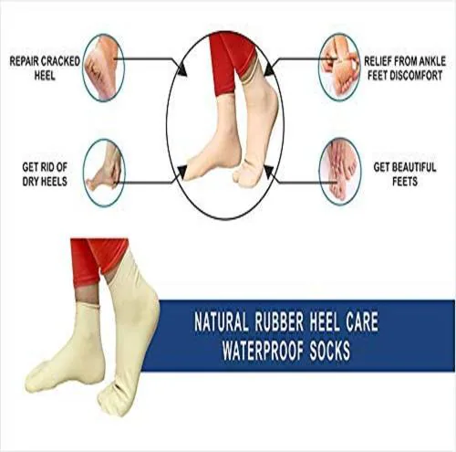 zency rubber industry Footcare Premium Heel And Foot Protector Moisturizing Waterproof Socks for Cracks Heel & Callous Remover| Swelling & Pain Relief, Heel Care| Anti Crack Heel Socks for Men And Women