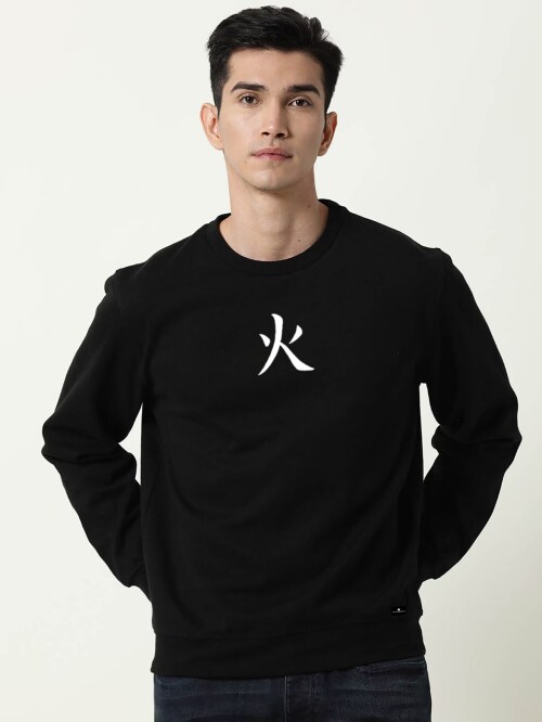 Black - Small Hookage Naruto Sweatshirt For Men Anime Sweatshirt TeesTheDay