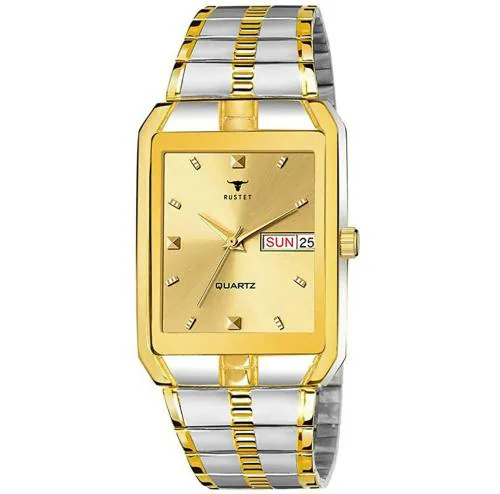 Rustet Analog Golden Watch For Men - Igp-Tt-Hm