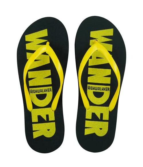 HighWalker Women's Black Flip Flops