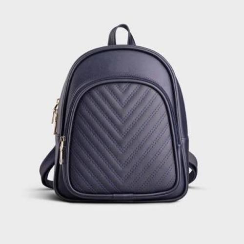 AshCrafzee Stylish Girl Embroidered Shoulder Backpack Anti Theft Waterproof School Bag (Blue, 14 L)