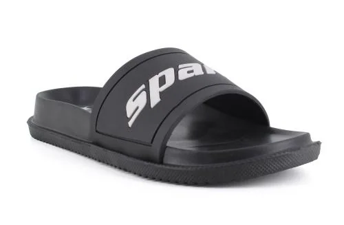 Sparx Black flip-flops-slides Men SFG-2101