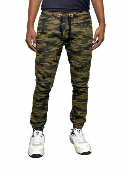 WATELLO Men & Women Printed Green, Black Track Pants, Jogger