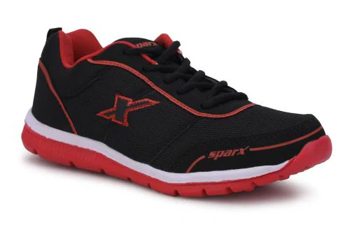 Sparx Men SM-277 Black Red Sports Shoes