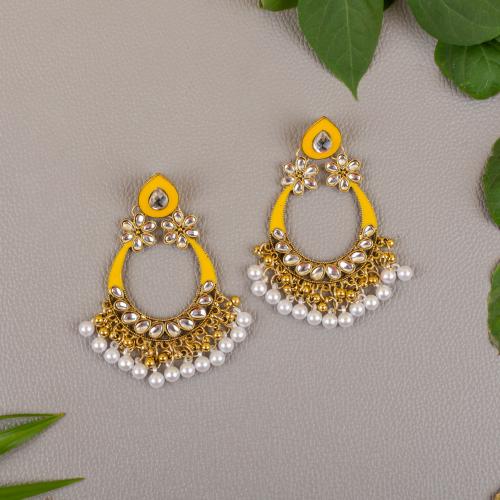 Buy Jewelz Long Lasting Gold Plated Stylish Earrings For Women Online