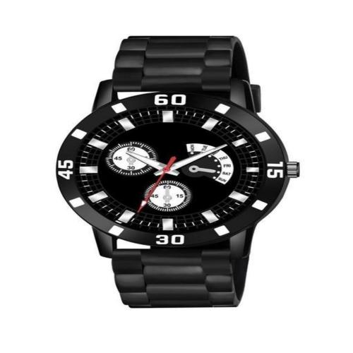 OMXIM New Analogue Watch Stylish Watch Pu Rubber Strap Analogue Watch For Men & Boys