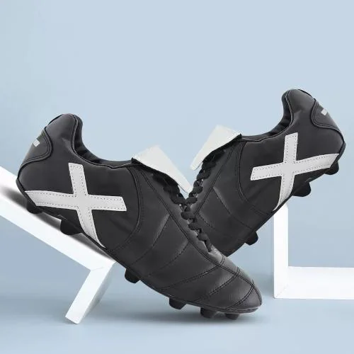 Vector X Dynamic Football Shoes for Men (Black)