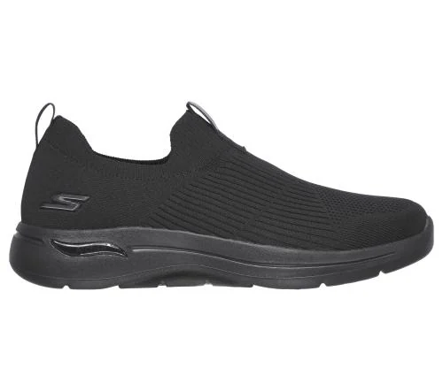 Skechers GO WALK ARCH FIT - ICONIC Black ARCH FIT Walking Shoes, Men