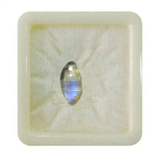 55Carat Rainbow Moonstone at Wholesale Rate 6.25 Ratti 5.68 Carat Marquise Chandrakant Loose Gemstone 1 Pcs