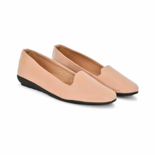 DLEATHERCRAFT Women’s Ballerinas Flats |Flat Sandals for Women and Girls | Stylish Synthetic Leather Bellies for Girls |Lightweight Bellies For Women (LCF-1205)