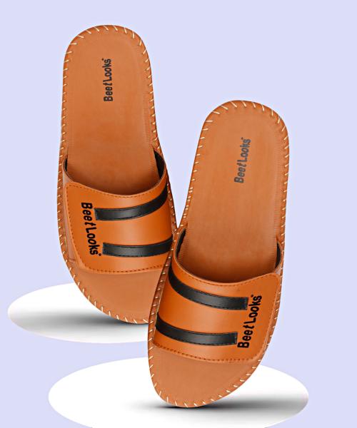Beet Looks Men Slider Slipper, Stylish And Trending Model Footwear
