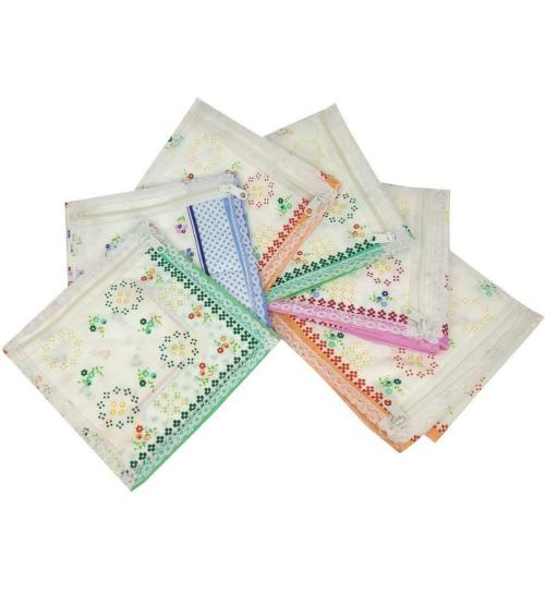 Stylewell Women Multicolor Handkerchief Pack of 6