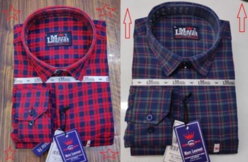 Tarrent Louise Men Multicolor Checkered Cotton Blend Casual Shirt - L (Pack of 2)