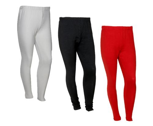 IndiWeaves Women Warm Wollen Solid Legging (Pack of 3)
