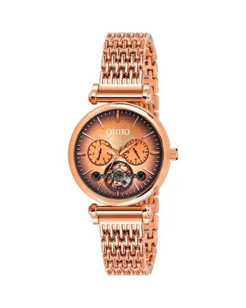 Buy OHHO-O8-Special Edition Chronograph Rose Gold Dial-Rose Gold
