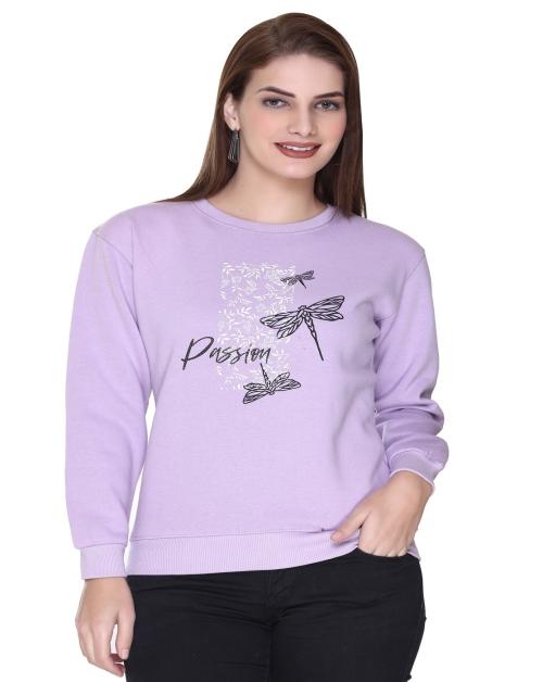 My Princess Girl Sweatshirt for women / Winter T-shirt for women / Girls winter t-shirt ( Mauve-XL)