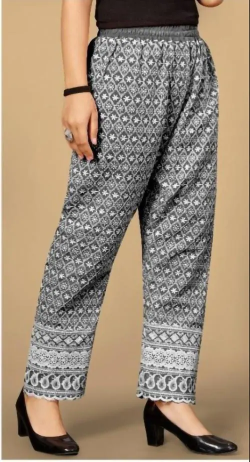 Buy DONSON Women High Waist Casual Wide Leg Palazzo Pants, Dress Pants for  Women, (GREY) Online at Best Prices in India - JioMart.