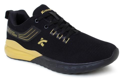 Koburg Men KG-106 Black Gold Sports Shoes