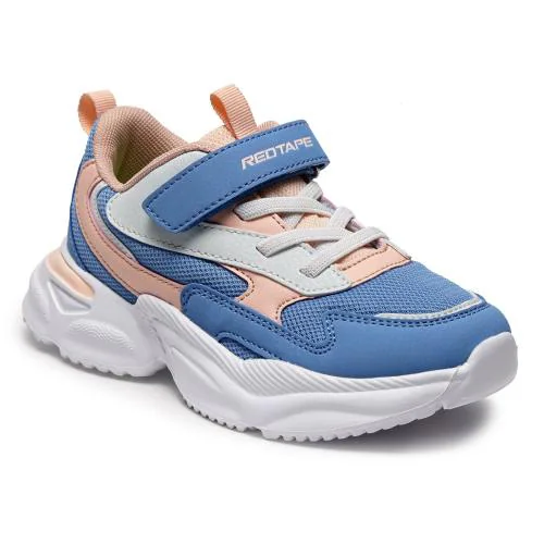 Red Tape Kids-Unisex Blue Walking Shoes