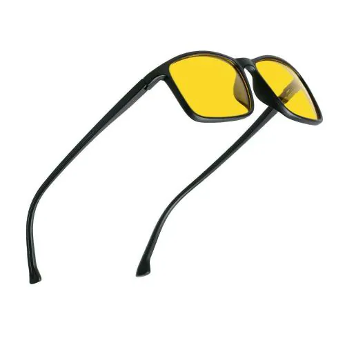 Vast All Day And Night Driving Glasses, UV Protection Wrap Around Sports Sunglasses , Blue Ray Blocking And Gaming Glasses (Black)