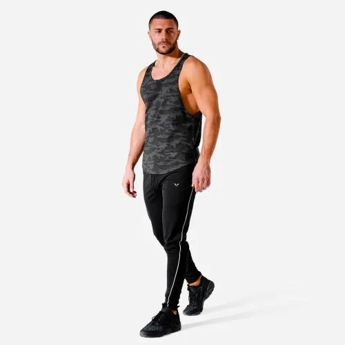 HotButton Men's Camouflage Army Designer Sports Gym Vest Modern Fit Gymwear Stringer Size XL