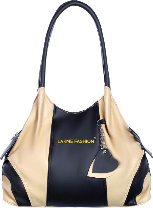 Lakme Fashion Beige PU Shoulder Bag - 10 L (Pack of 2)