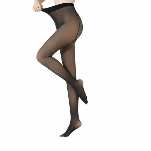 Buy ogimi - ohh Give me Fleece Lined Tights for Women Sheer Warm Pantyhose  Fake Translucent Stretchy Footed Thick Thermal Tights Online at Best Prices  in India - JioMart.